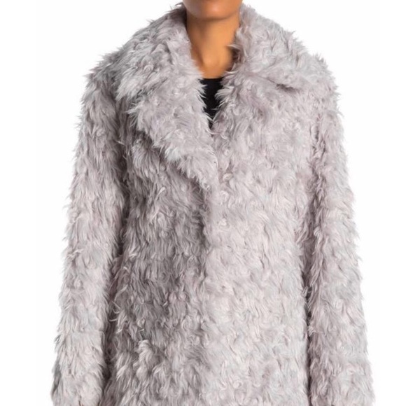 AVEC LES FILLES Notch Collar Curly Jacket - Picture 2 of 6